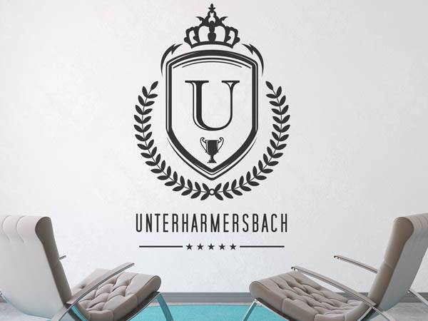 Wandtattoo Unterharmersbach Wappen
