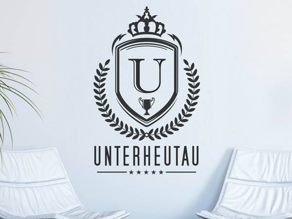 Wandtattoo Unterheutau Wappen