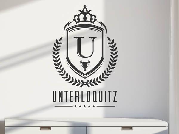 Wandtattoo Unterloquitz Wappen