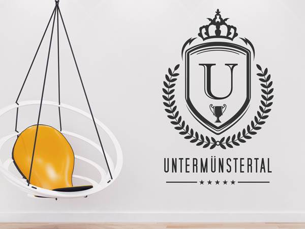 Wandtattoo Untermünstertal Wappen