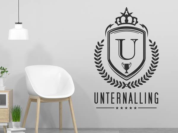 Wandtattoo Unternalling Wappen