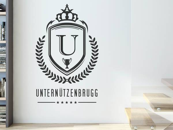 Wandtattoo Unternützenbrugg Wappen