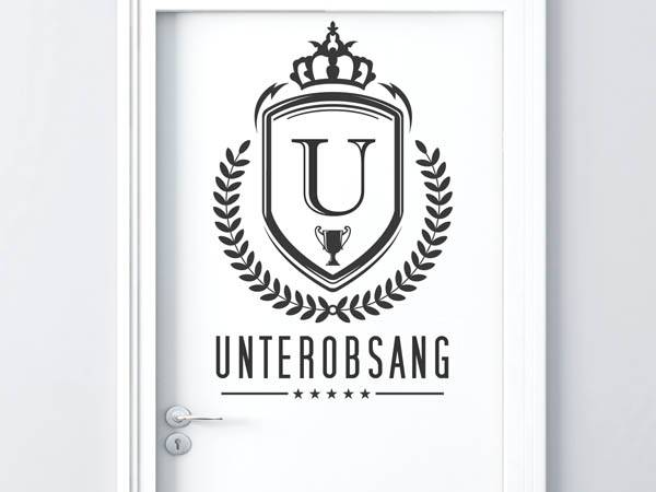 Wandtattoo Unterobsang Wappen