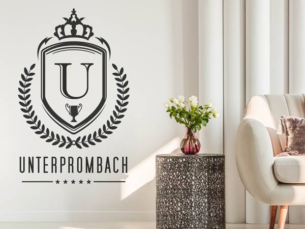 Wandtattoo Unterprombach Wappen