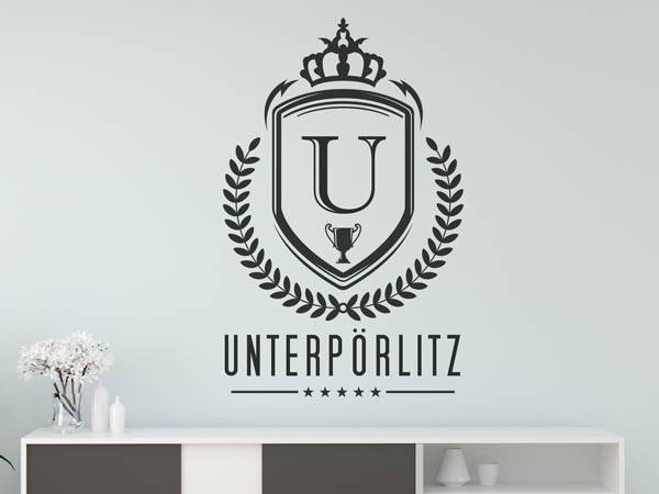Wandtattoo Unterpörlitz Wappen