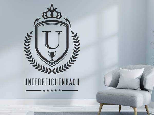 Wandtattoo Unterreichenbach Wappen