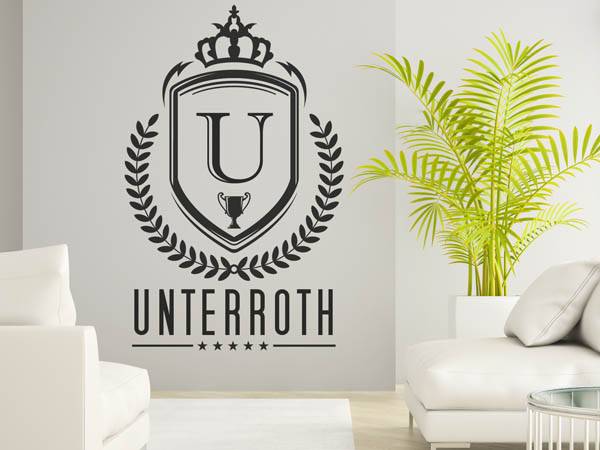 Wandtattoo Unterroth Wappen