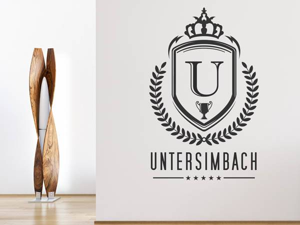Wandtattoo Untersimbach Wappen