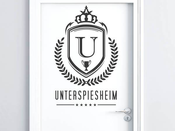 Wandtattoo Unterspiesheim Wappen