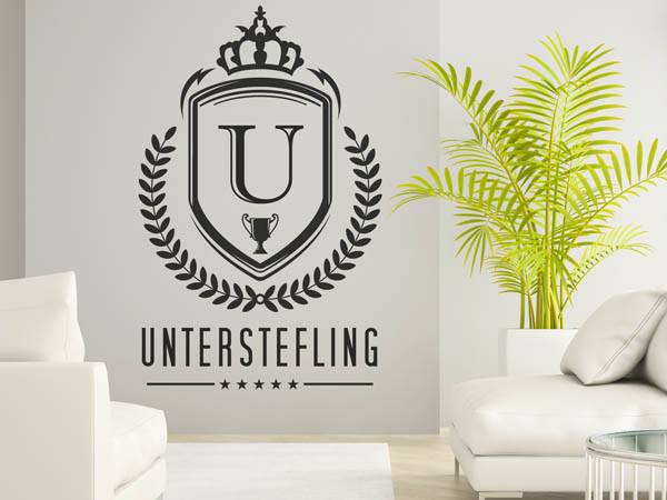 Wandtattoo Unterstefling Wappen