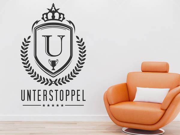 Wandtattoo Unterstoppel Wappen