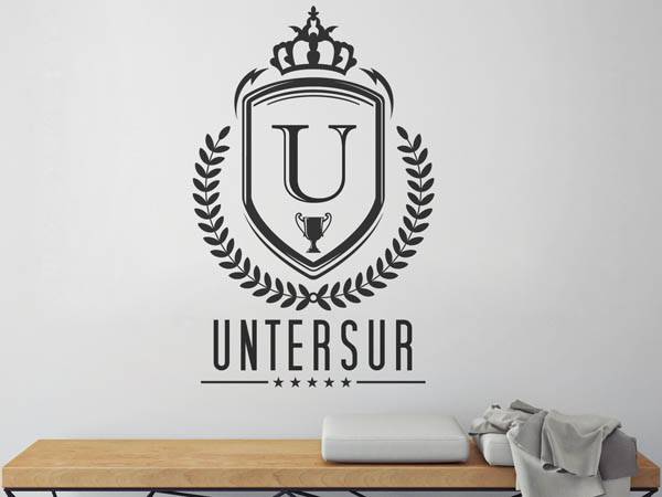 Wandtattoo Untersur Wappen