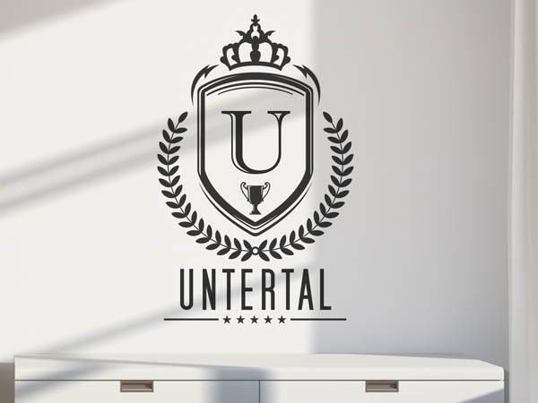 Wandtattoo Untertal Wappen