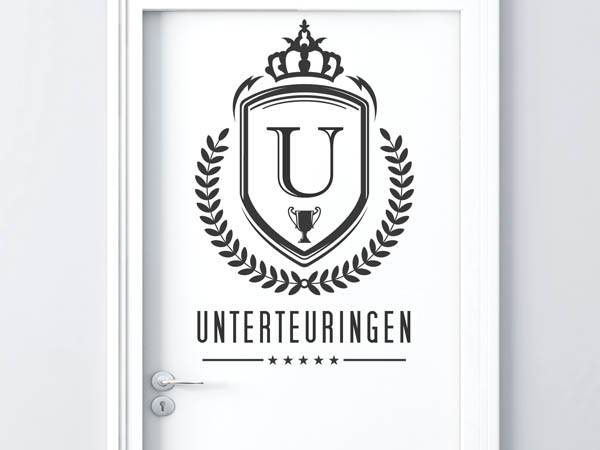Wandtattoo Unterteuringen Wappen