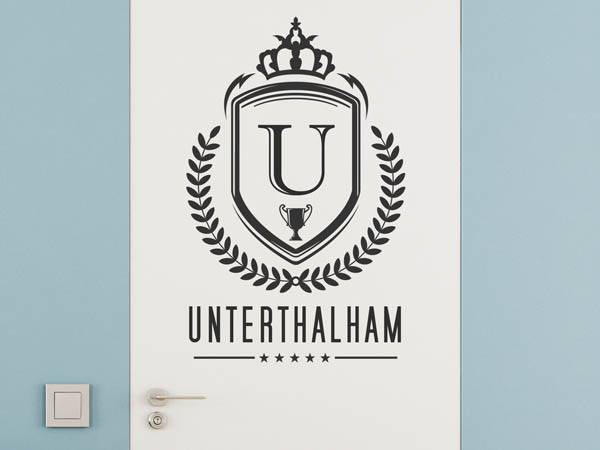 Wandtattoo Unterthalham Wappen