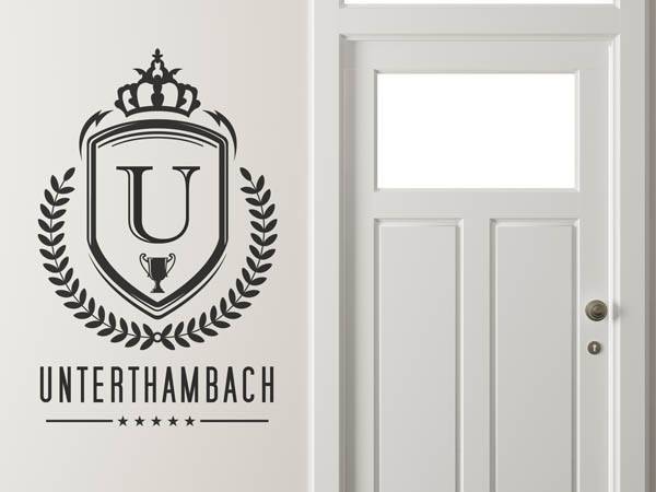 Wandtattoo Unterthambach Wappen