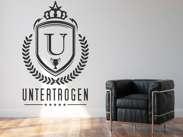 Wandtattoo Untertrogen Wappen
