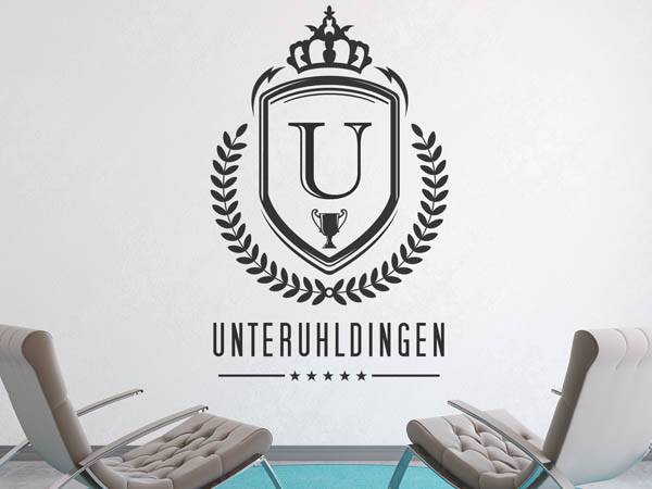 Wandtattoo Unteruhldingen Wappen