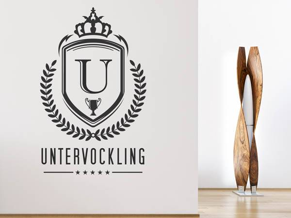 Wandtattoo Untervockling Wappen