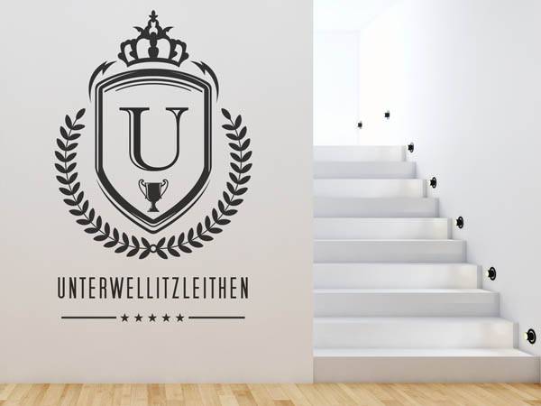 Wandtattoo Unterwellitzleithen Wappen