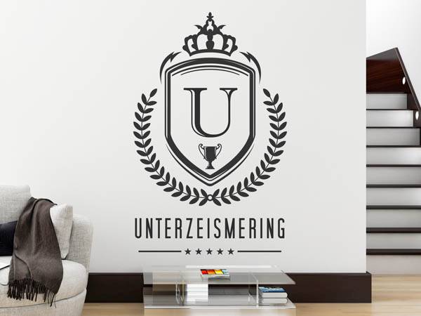 Wandtattoo Unterzeismering Wappen