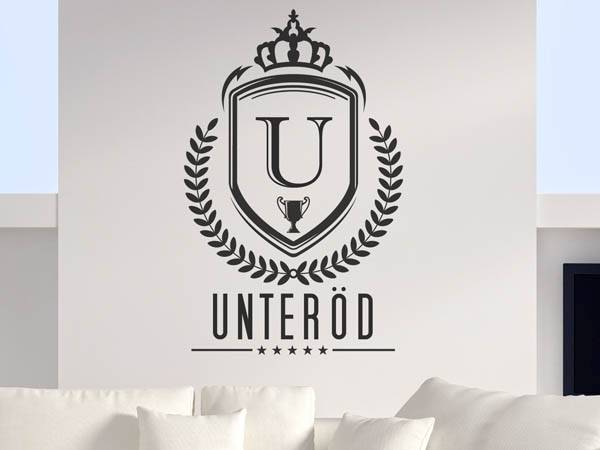 Wandtattoo Unteröd Wappen