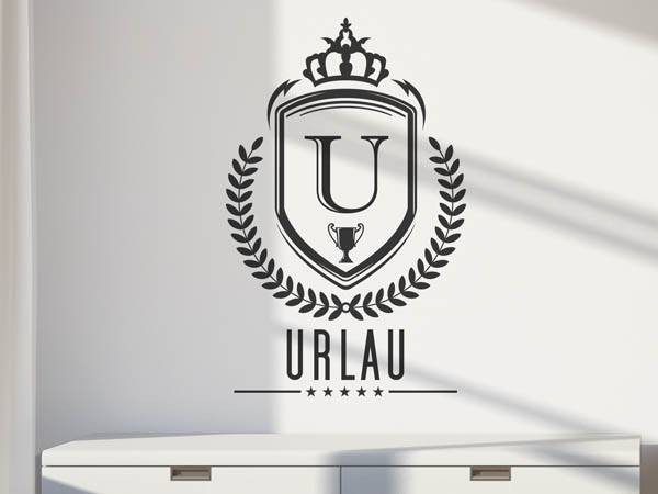 Wandtattoo Urlau Wappen