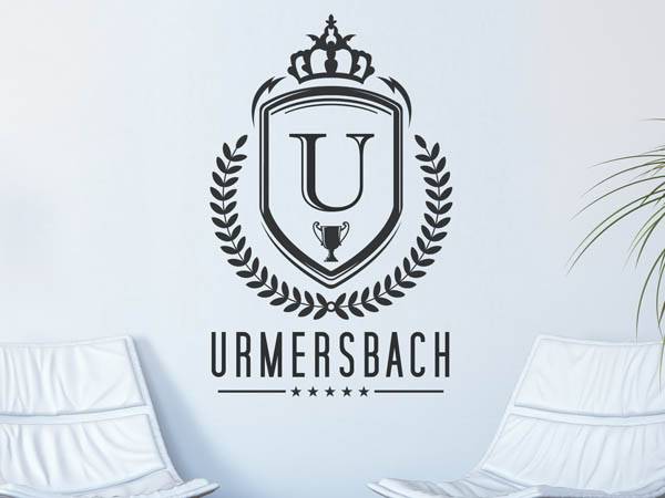 Wandtattoo Urmersbach Wappen
