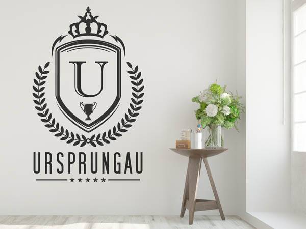 Wandtattoo Ursprungau Wappen