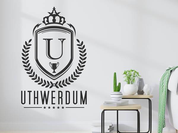Wandtattoo Uthwerdum Wappen
