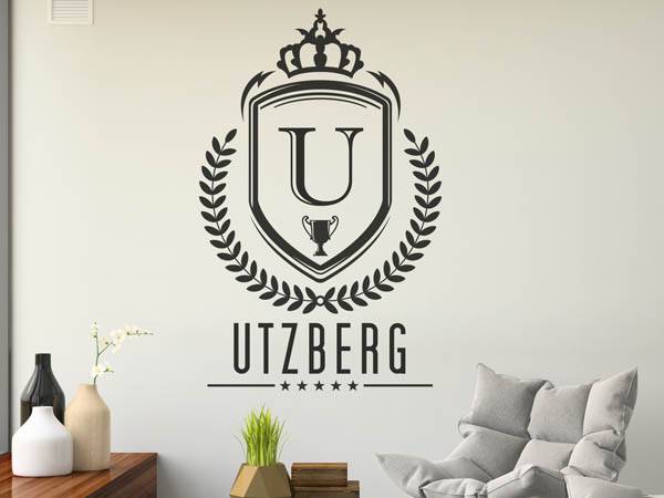 Wandtattoo Utzberg Wappen