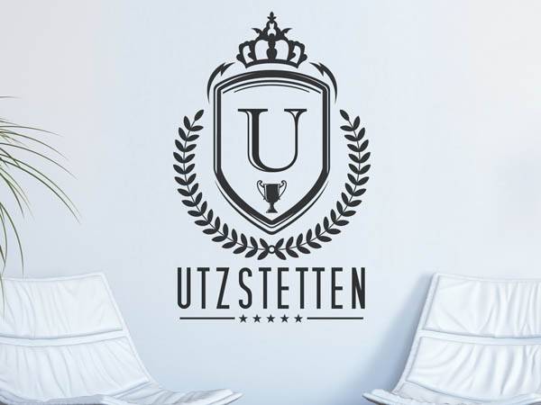 Wandtattoo Utzstetten Wappen