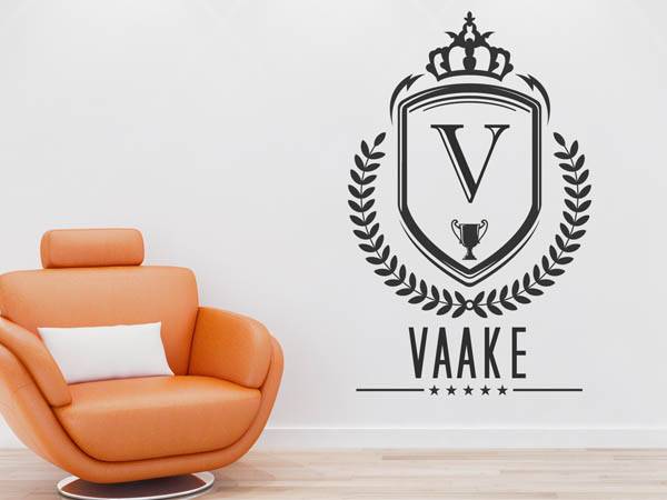 Wandtattoo Vaake Wappen