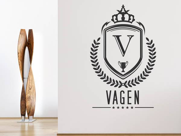 Wandtattoo Vagen Wappen