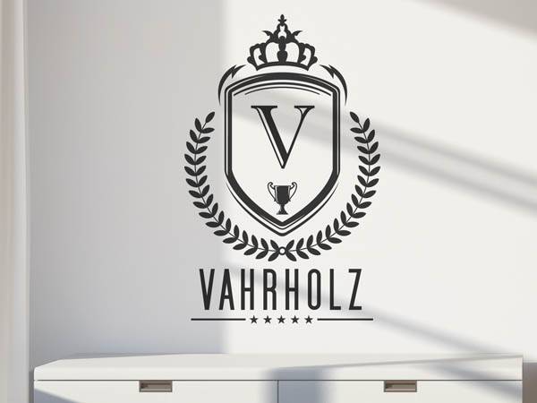 Wandtattoo Vahrholz Wappen
