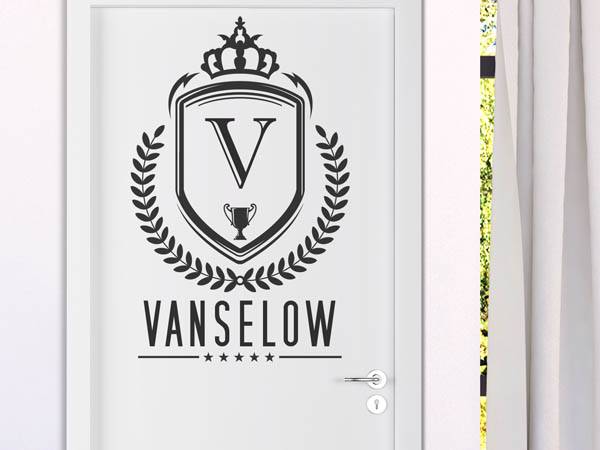 Wandtattoo Vanselow Wappen