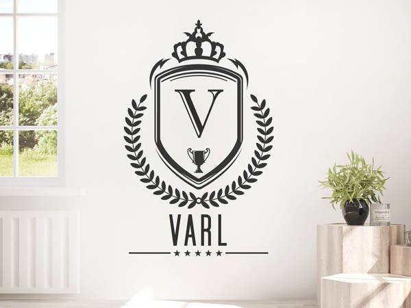 Wandtattoo Varl Wappen