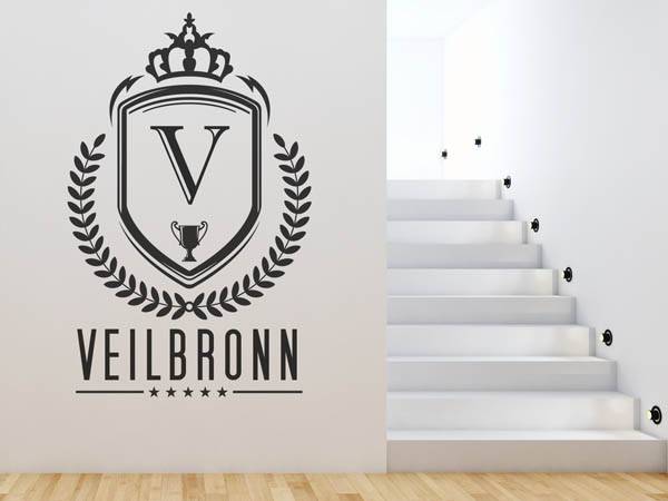 Wandtattoo Veilbronn Wappen