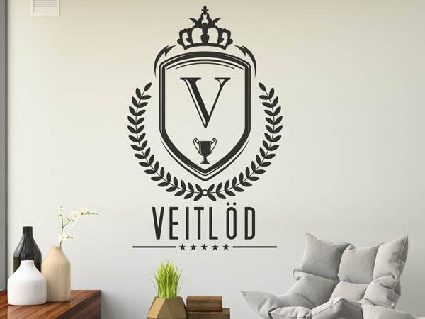 Wandtattoo Veitlöd Wappen