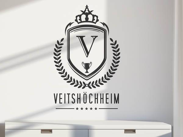 Wandtattoo Veitshöchheim Wappen