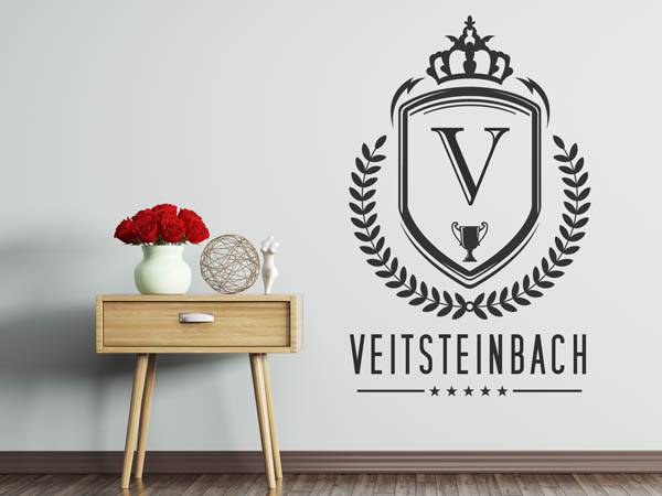Wandtattoo Veitsteinbach Wappen