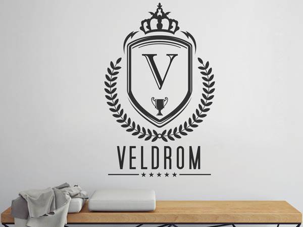 Wandtattoo Veldrom Wappen