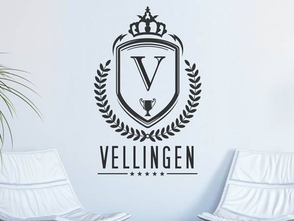 Wandtattoo Vellingen Wappen