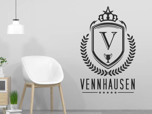 Wandtattoo Vennhausen Wappen