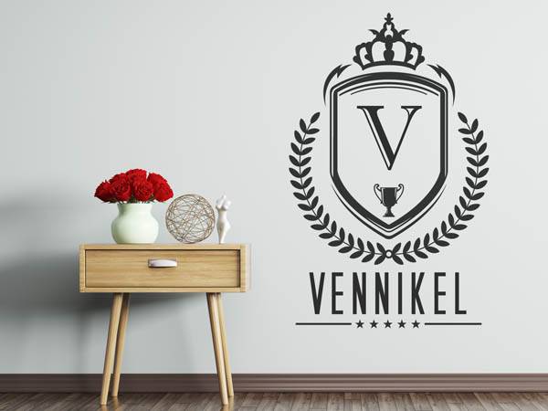 Wandtattoo Vennikel Wappen
