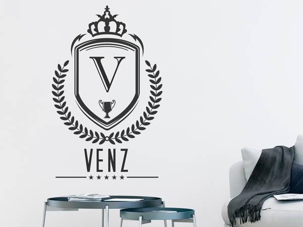 Wandtattoo Venz Wappen