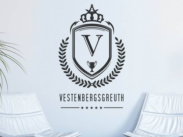 Wandtattoo Vestenbergsgreuth Wappen