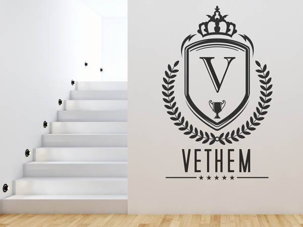 Wandtattoo Vethem Wappen