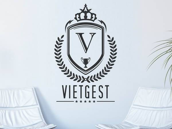 Wandtattoo Vietgest Wappen