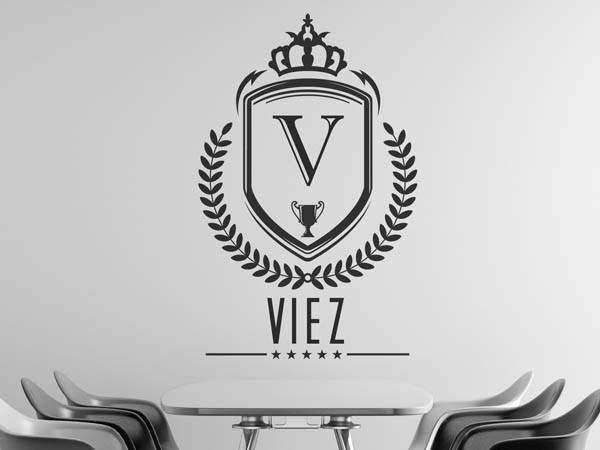 Wandtattoo Viez Wappen